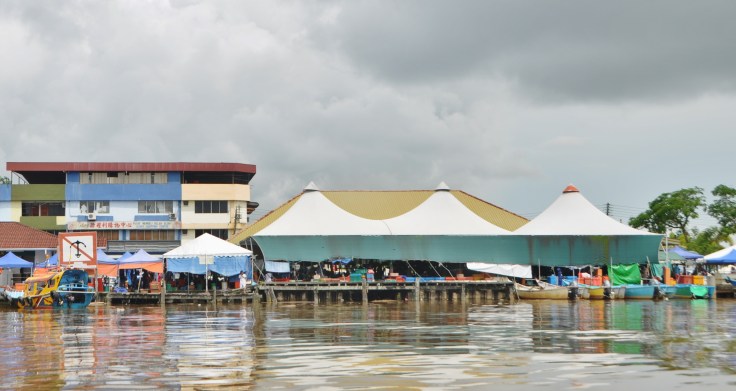 Mukah Fish Market from
